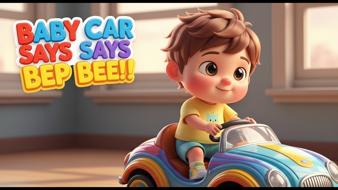 Baby Car Says Beep Beep – Nursery Rhyme, Vehicle Fun, and Toddler Movement