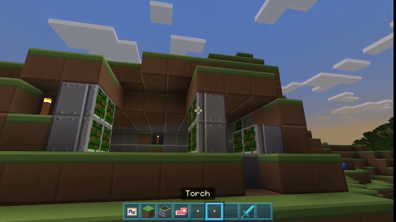 Minecraft Creative LP - Cave house with security - Ep 1