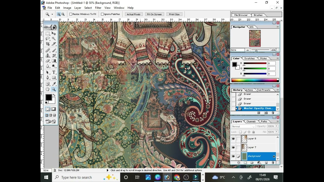 “How to Design a Rug in Photoshop Step by Step”