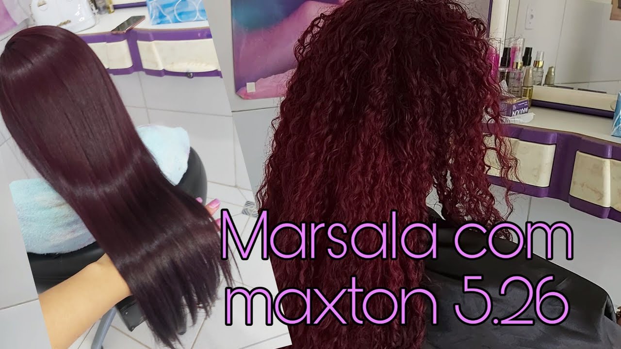 COMO FAZER UM MARSALA NO CABELO GASTANDO POUCO | 5.26 MAXTON MARSALA