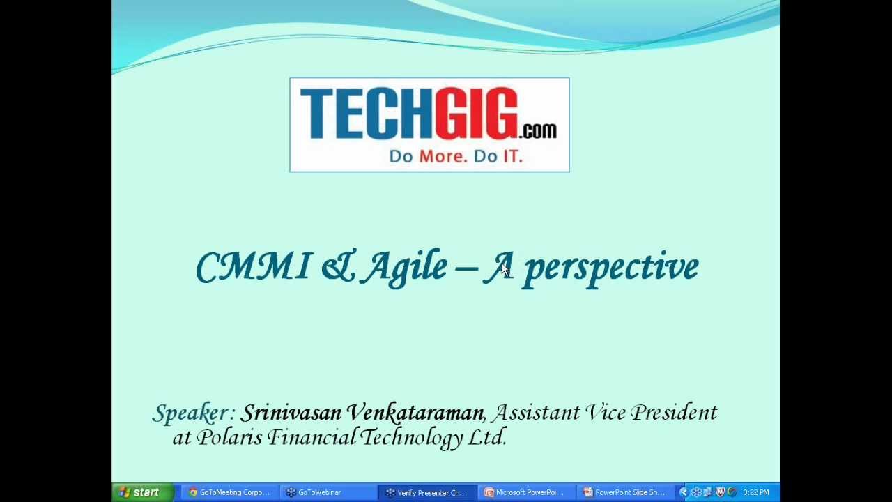 Introduction - CMMI & Agile -- A perspective