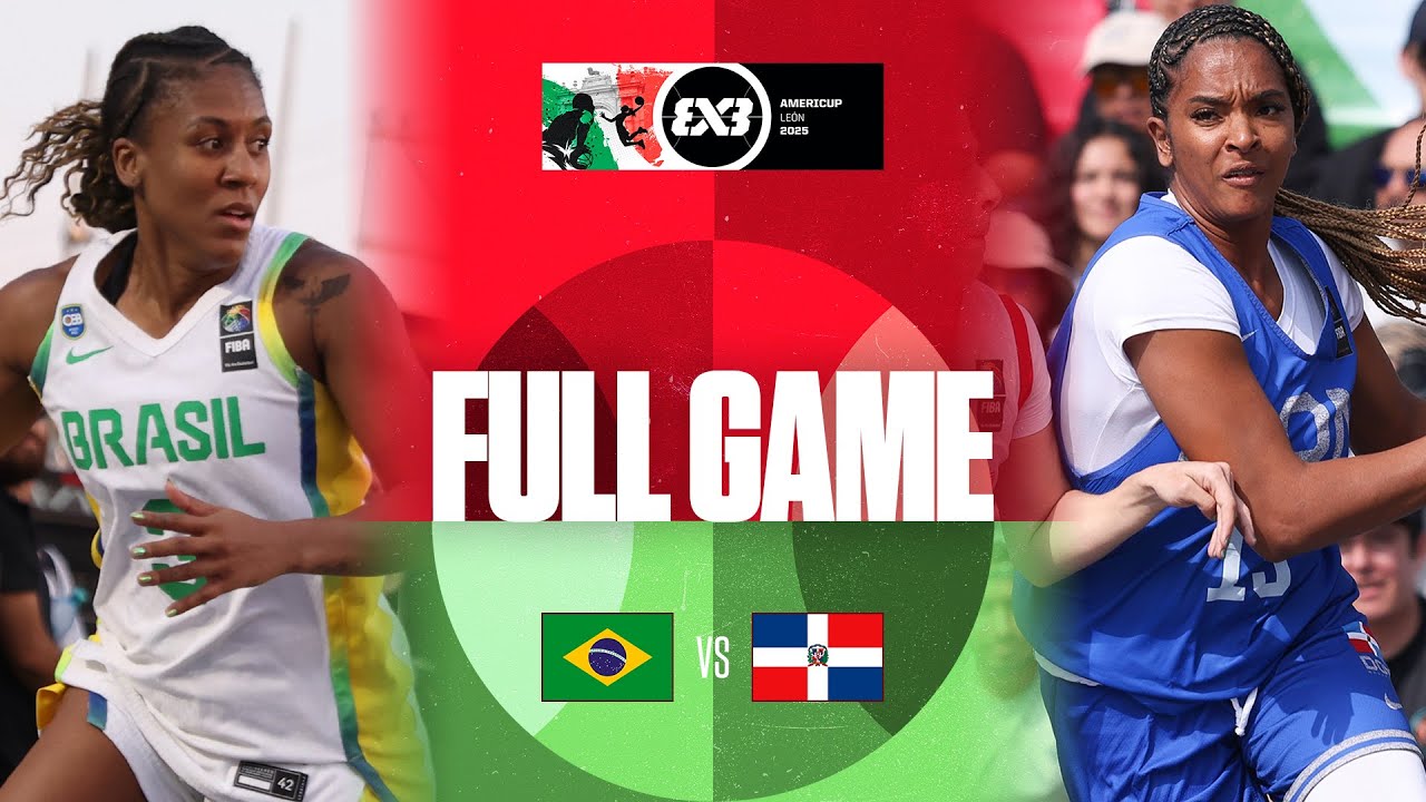 Brazil 🇧🇷 vs Dominican Republic 🇩🇴 | Women | Full 3rd place Game | FIBA 3x3 AmeriCup 2025