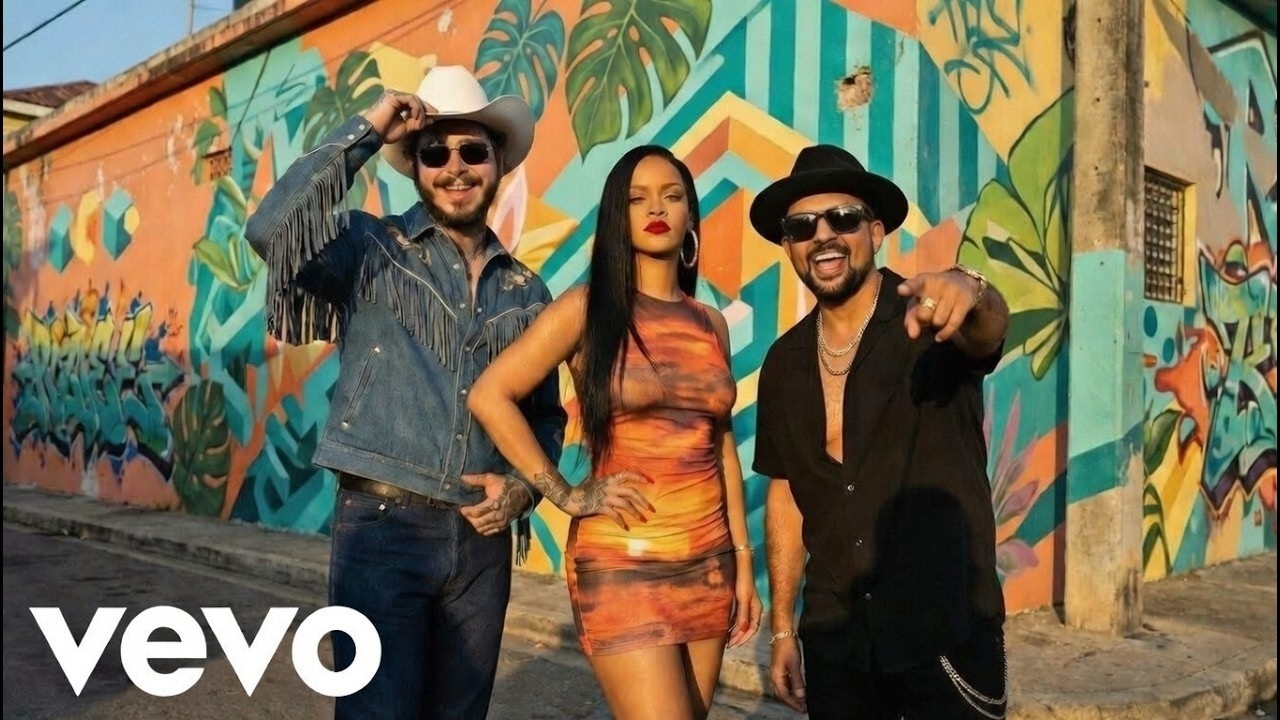 Sean Paul x Rihanna - Neon Tides (ft. Post Malone) Official lyrics 2026