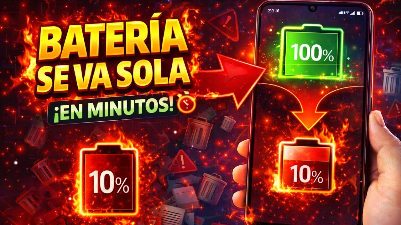 TU ANDROID CONSUME BATERÍA SIN QUE LO USES (REPARALO ASI SIN APPS)