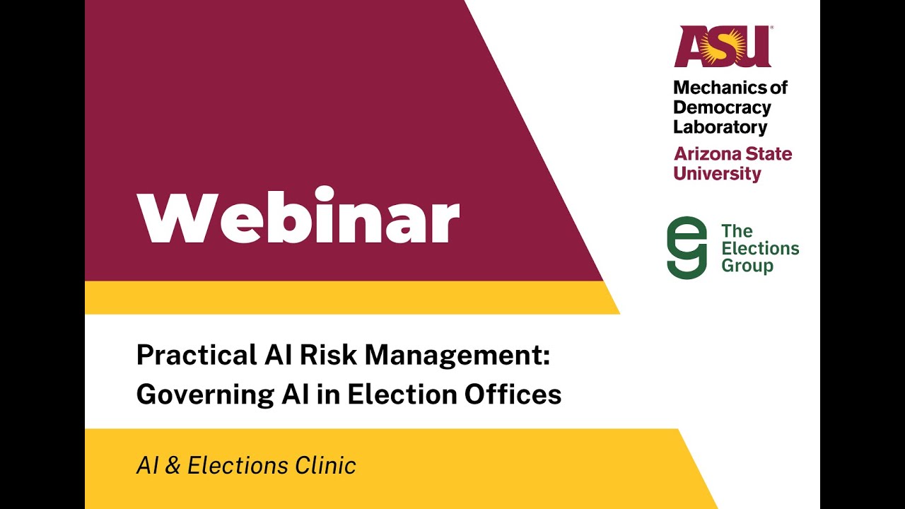 Practical AI Risk Management: Governing AI in Election Offices