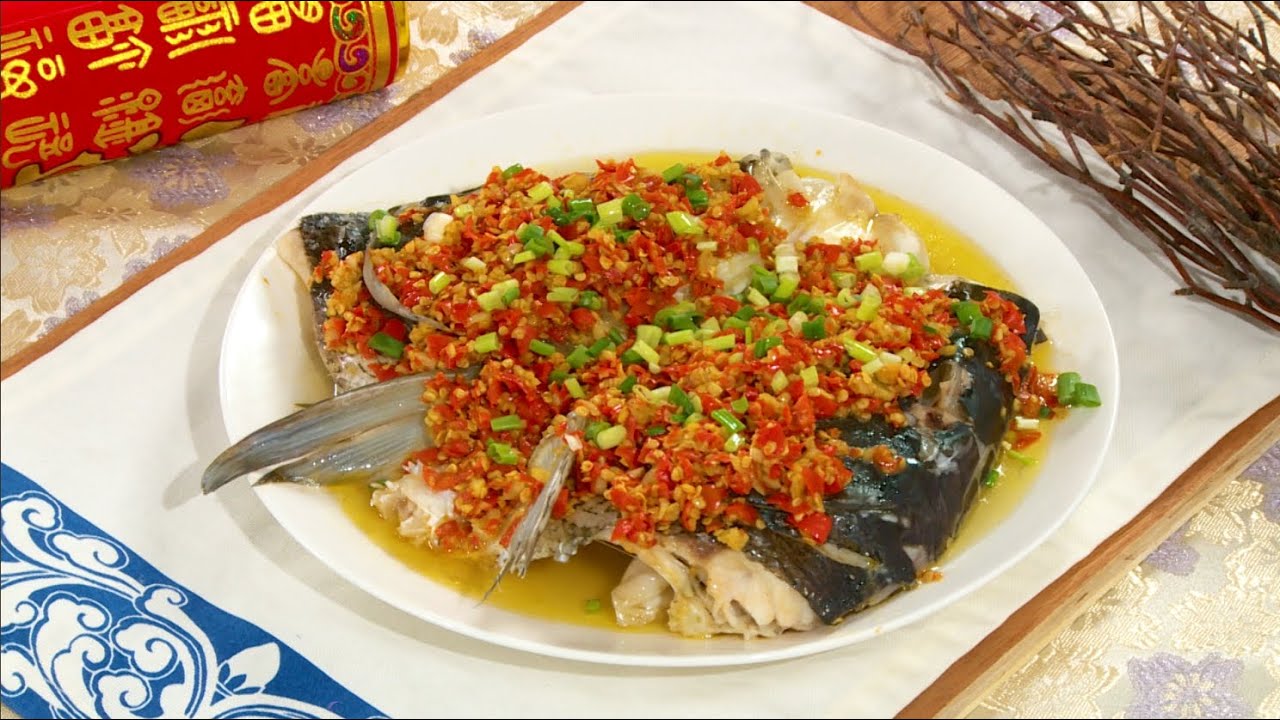 Steamed Fish Head with Chopped Chili | 剁椒鱼头