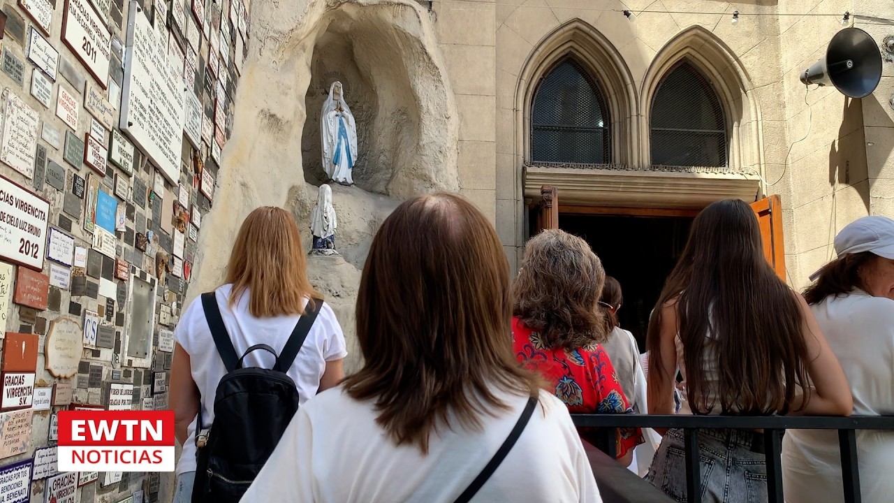 Celebran a la Virgen de Lourdes en Argentina