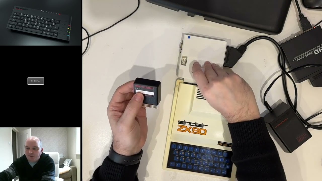 Chroma 80 SCART Interface on the Sinclair ZX80