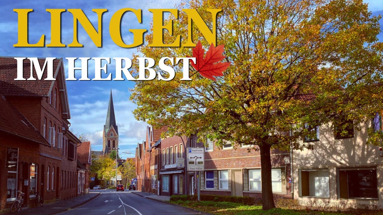 Goldener Herbst in Lingen 🍂 | Innenstadt, Rathaus, Wochenmarkt & Natur erleben