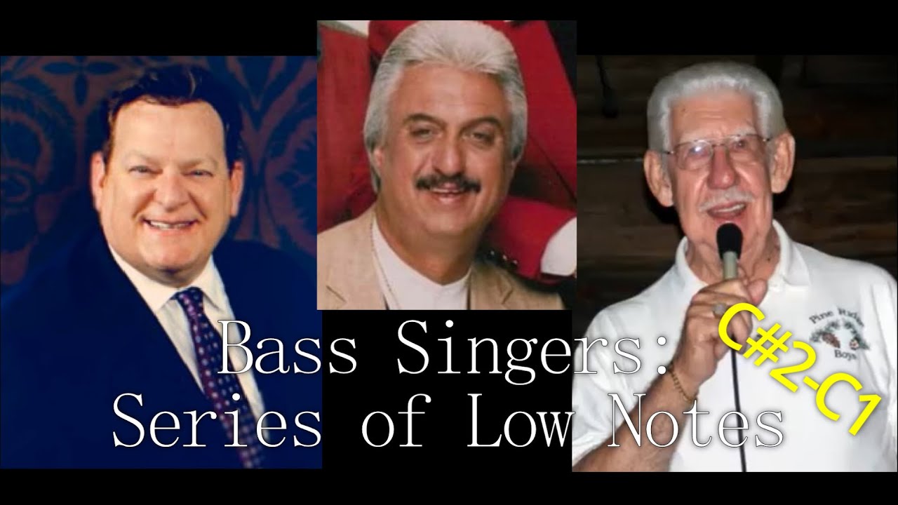 Bass Singers: Series of Low Notes (C#2-C1)