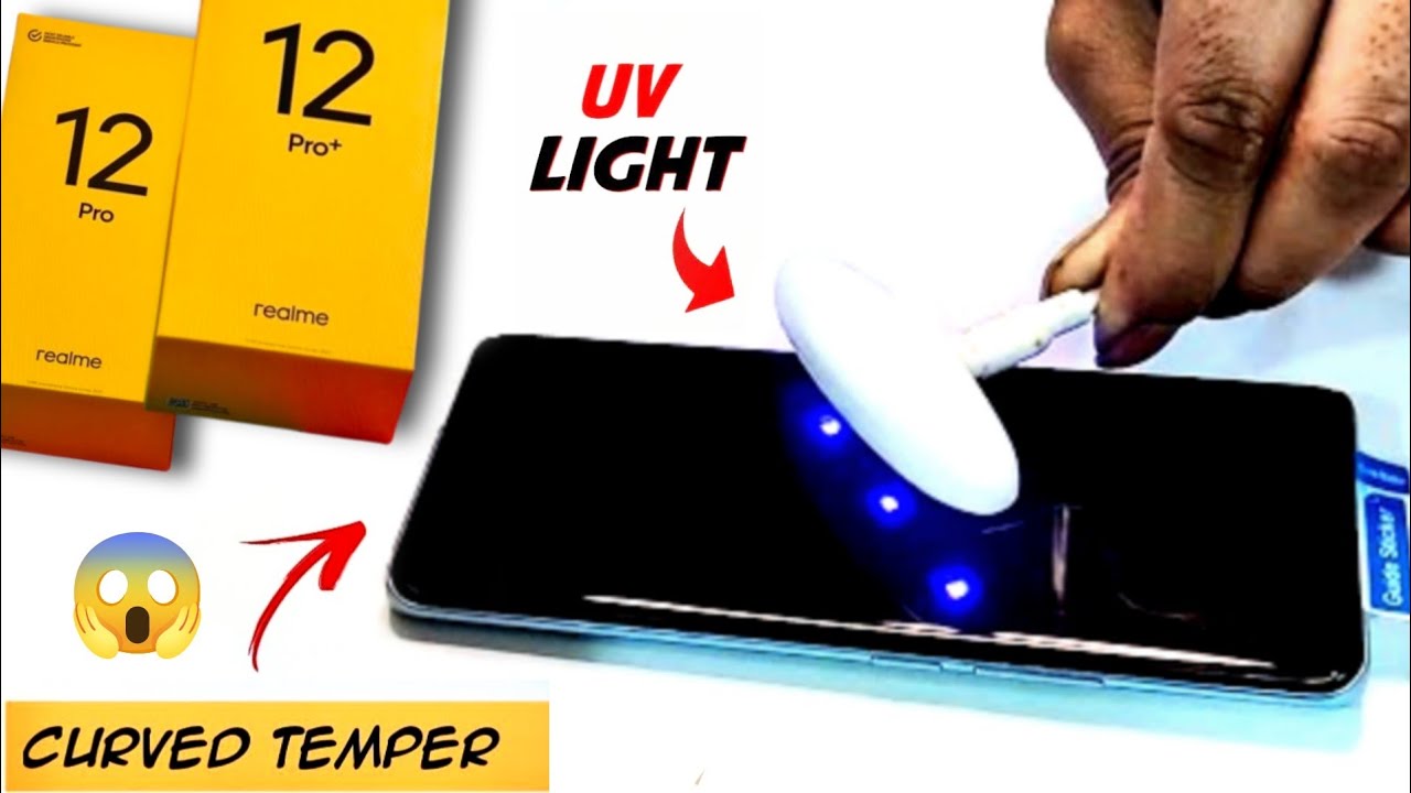 Realme 12 Pro Plus UV Tempered Glass |Curved Glass Guard |Best Screen Protector Realme 12 pro/12pro+