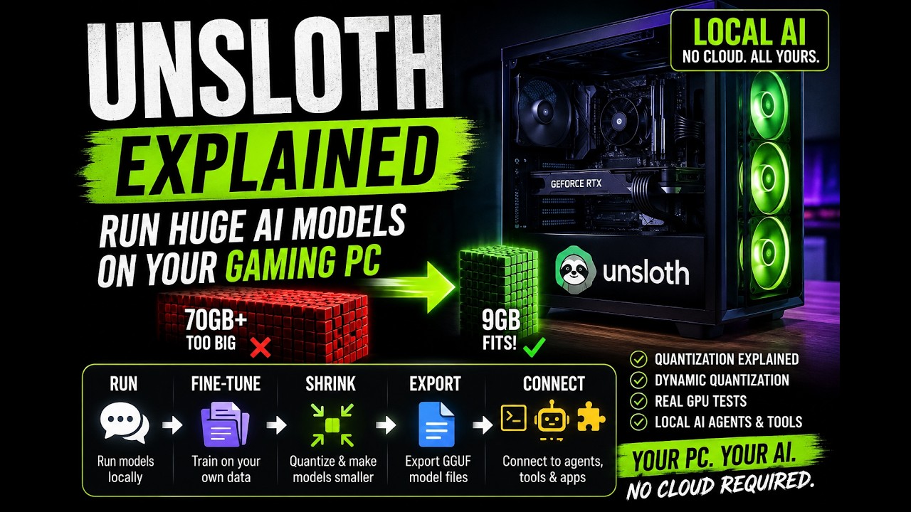 Unsloth Explained: Run Huge AI Models on Your Gaming PC