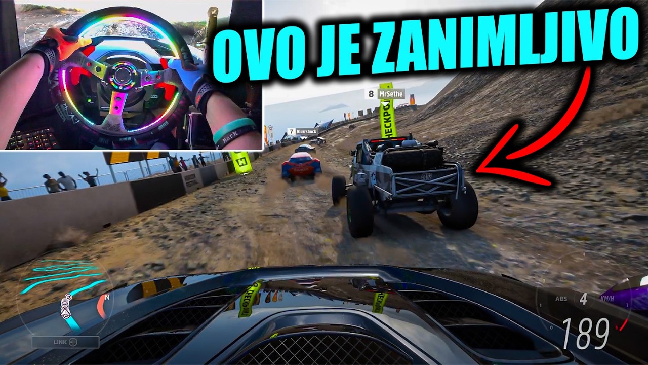 Prvi put vozim offroad utrke u Forzi Horizon 5 s volanom