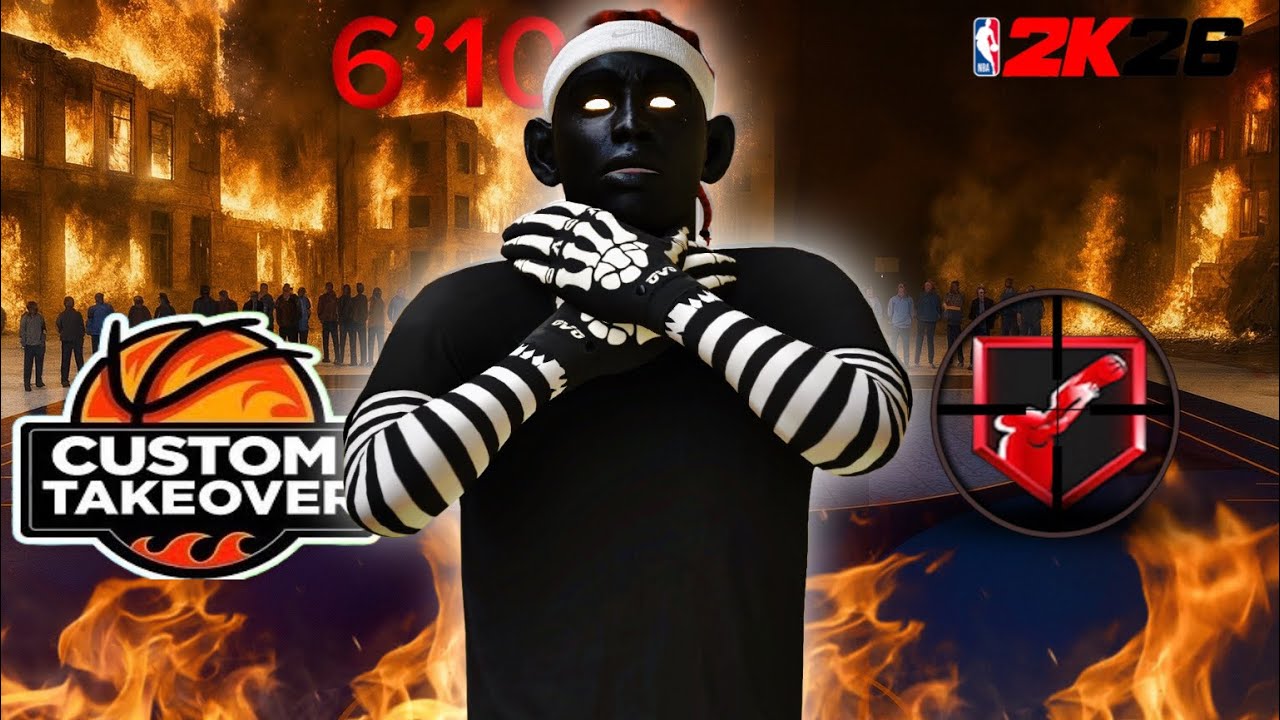 THE POWER OF THIS 6’10 ISO GOD IS COOKING ON THE 2s COURT 