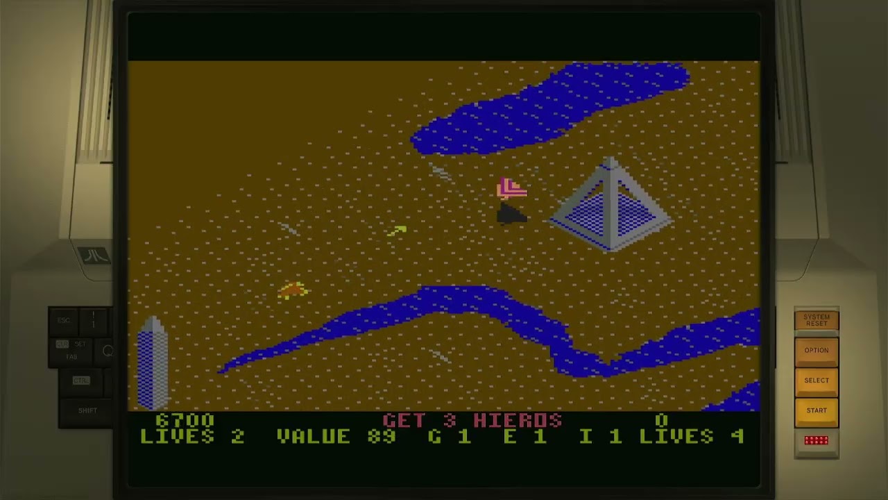 Desert Falcon Advanced Atari 8-Bit Emulated
