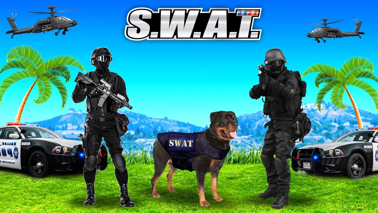 CHOP Joined SWAT Police in GTA 5 (Part 3)