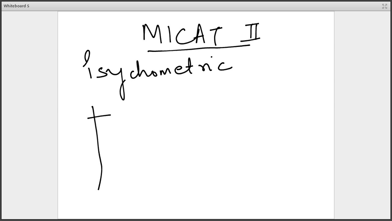 MICAT I Cutoff and MICAT II Strategy
