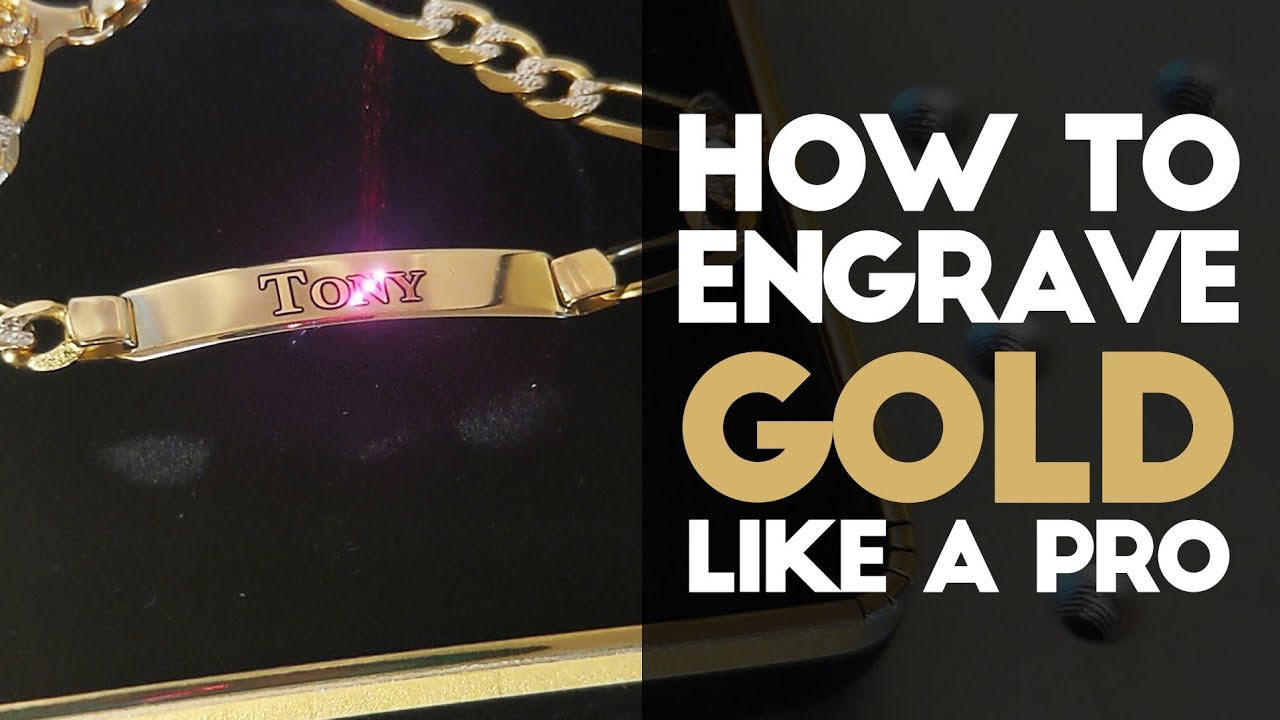 How to Engrave GOLD with a FIBER LASER