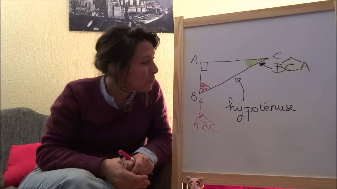 Trigonométrie 1: Côté Opposé / Adjacent / Hypoténuse