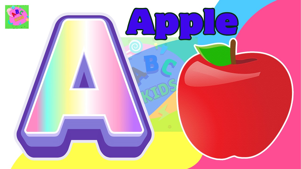 Alphabet Phonics 🍎🍬 Song | 123 Numbers and ABCD Song