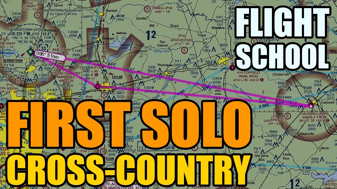 Helicopter Flight School - First Solo Cross-Country