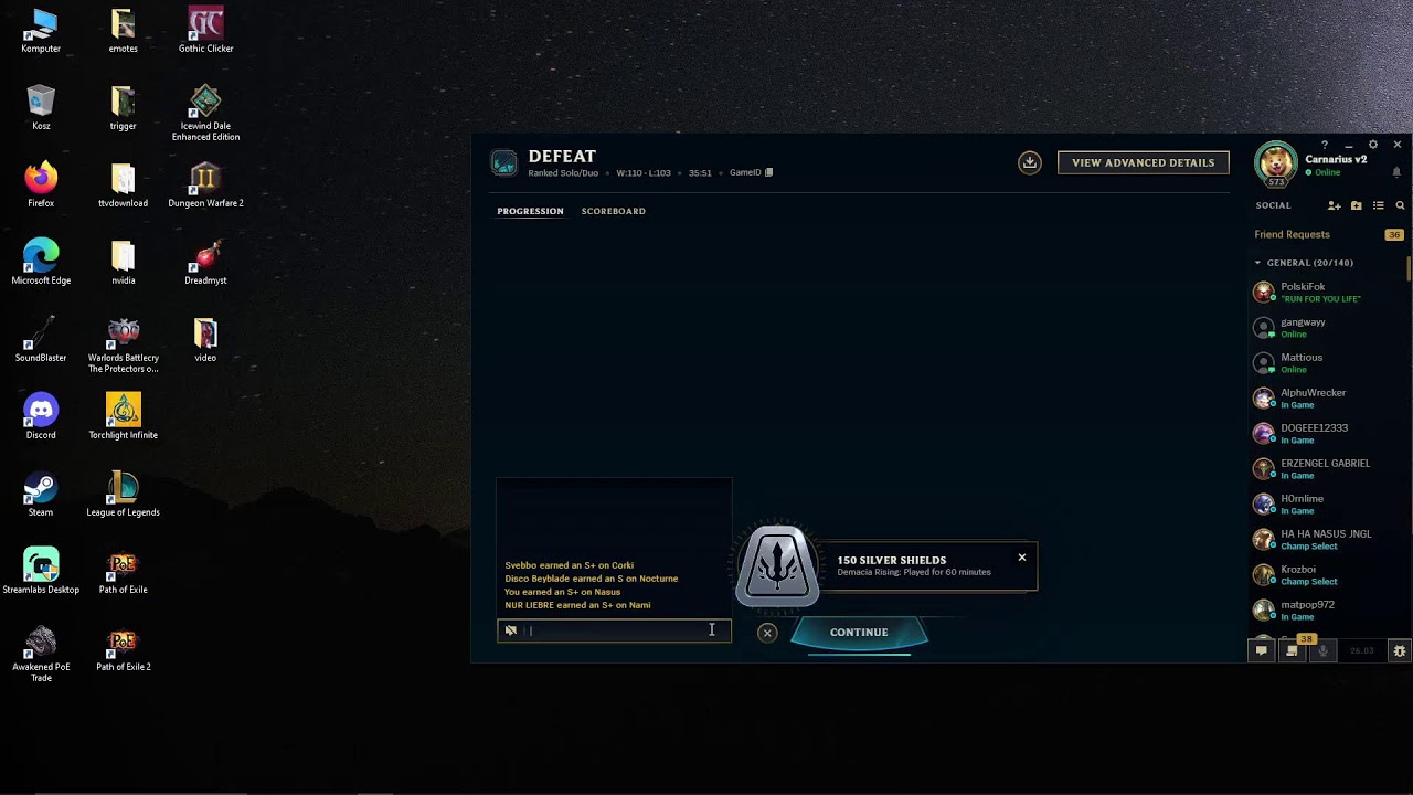 Crit Nasus 550lp start
