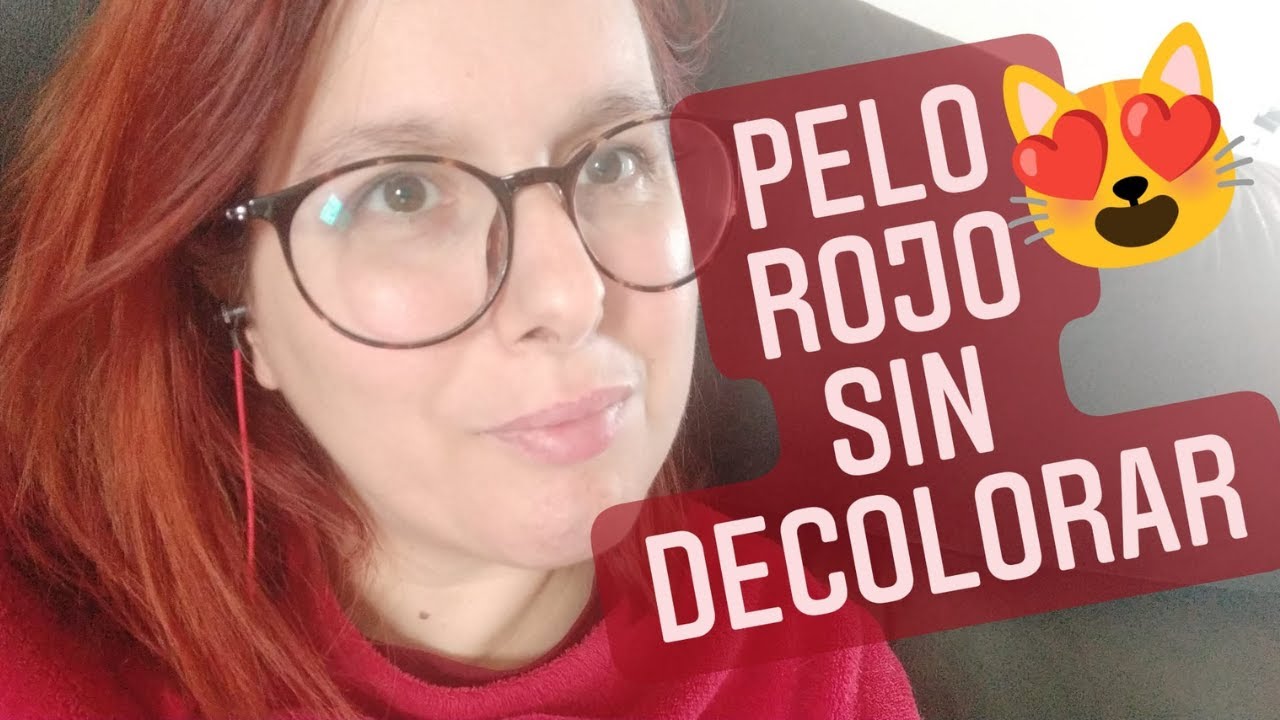 C&oacute;mo tener el pelo rojo SIN DECOLORAR 😍 El color m&aacute;s vibrante de supermercado!