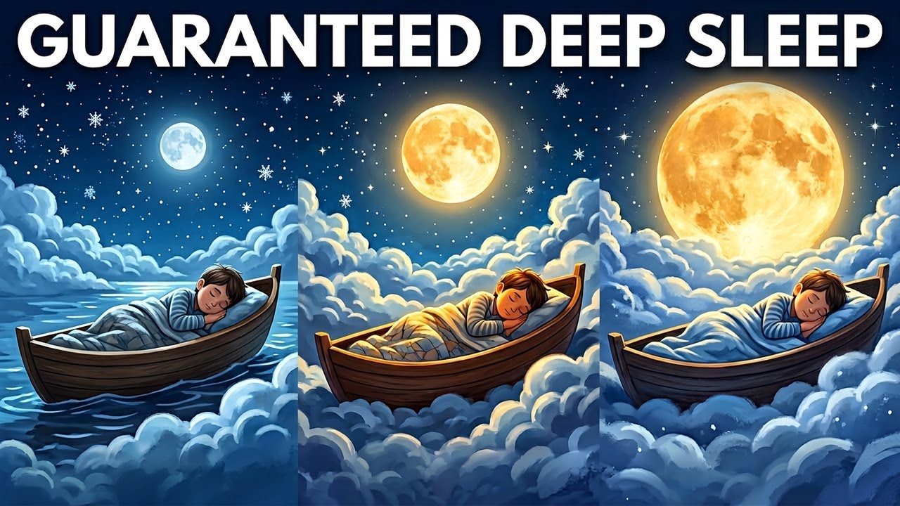 🌙 48 Min Winter Deep Sleep Ambience | Moonlake Deep Sleep