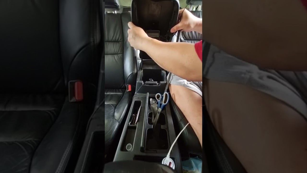 ถอดที่พักรองแขน crv g4 เอาไปหุ้มหนังใหม่ how to remove armrest on honda crv