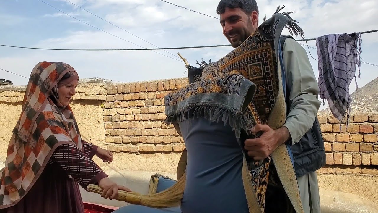  پاک کاری خانه به عید_و آماده کردن افطاری