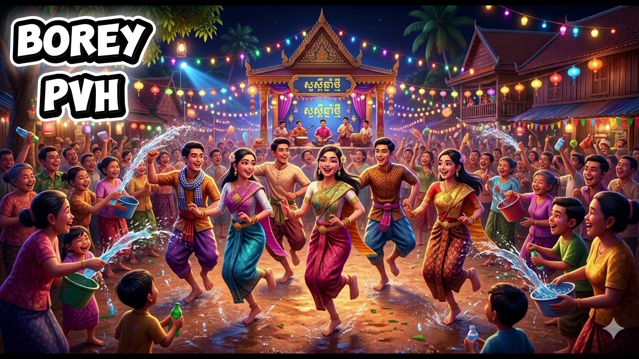 #music សប្បាយរាំបុណ្យចូលឆ្នាំ