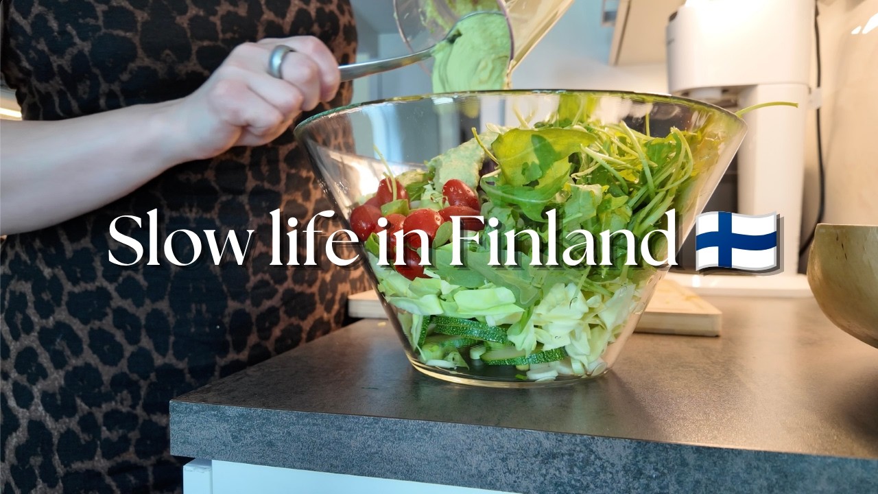 Silent Cozy Vlog 🌿 Summer Life in Finland 🌿 A Relaxing Day Off