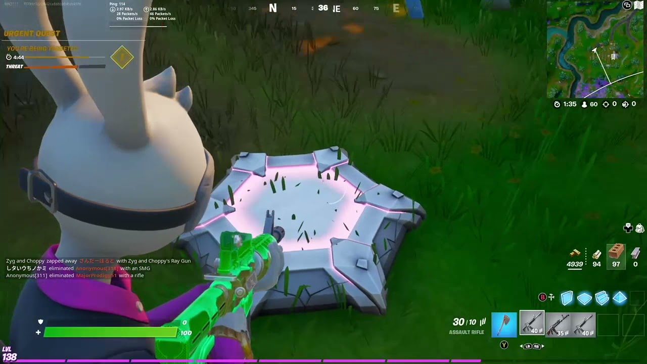 fortnite alien thing has appeared at risky reels