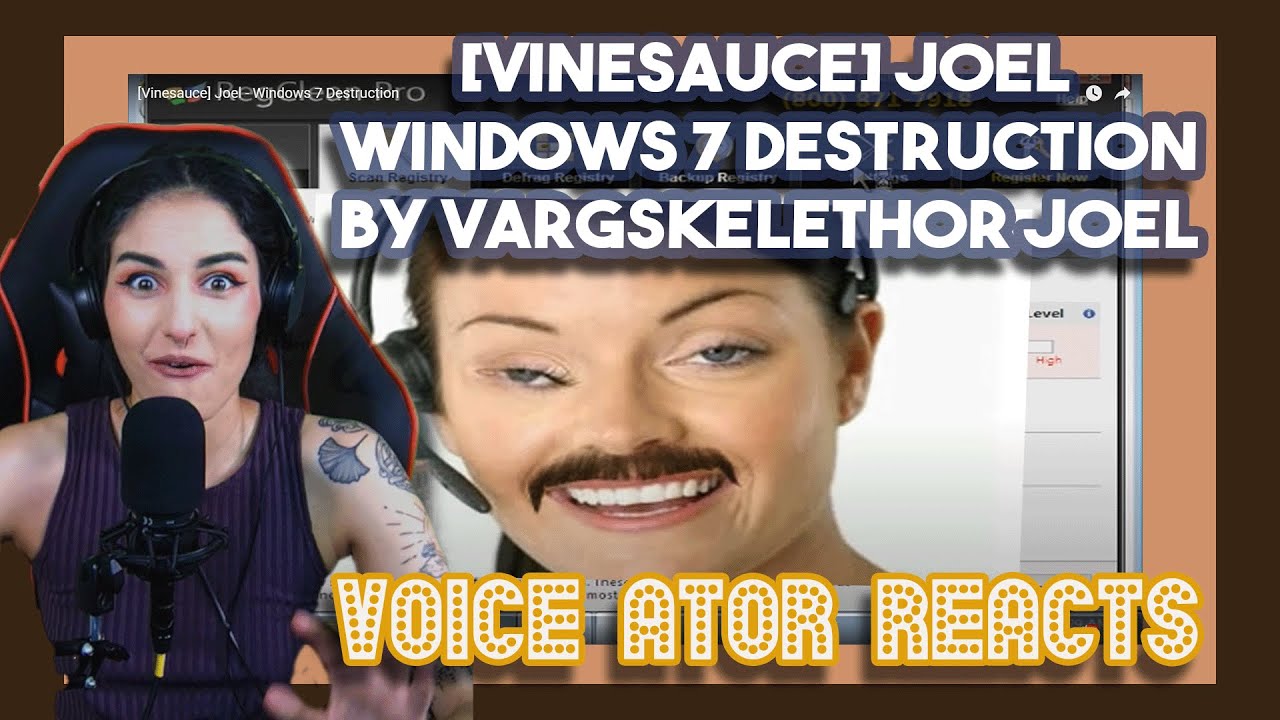 [Vinesauce] Joel - Windows 7 Destruction by Vargskelethor Joel | First Time Watching