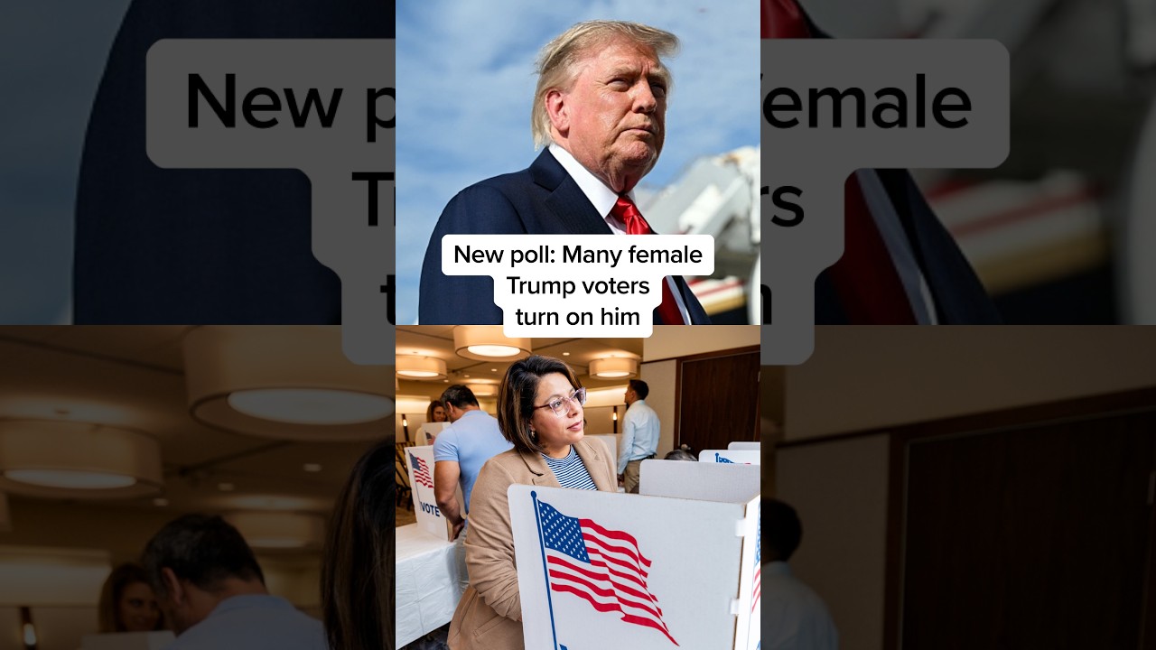 New poll: Many female Trump&nbsp;voters turn on him