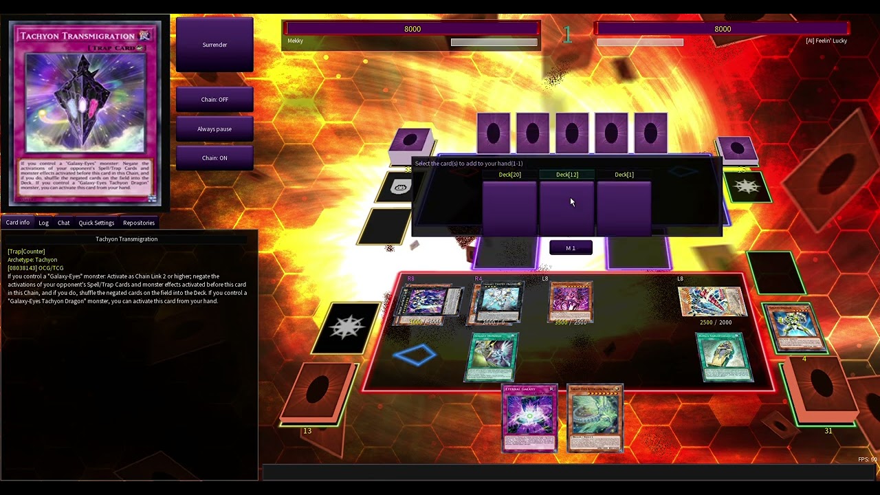 Galaxy-Eyes Horus Deck VS Regenesis Kashtira Deck Edopro