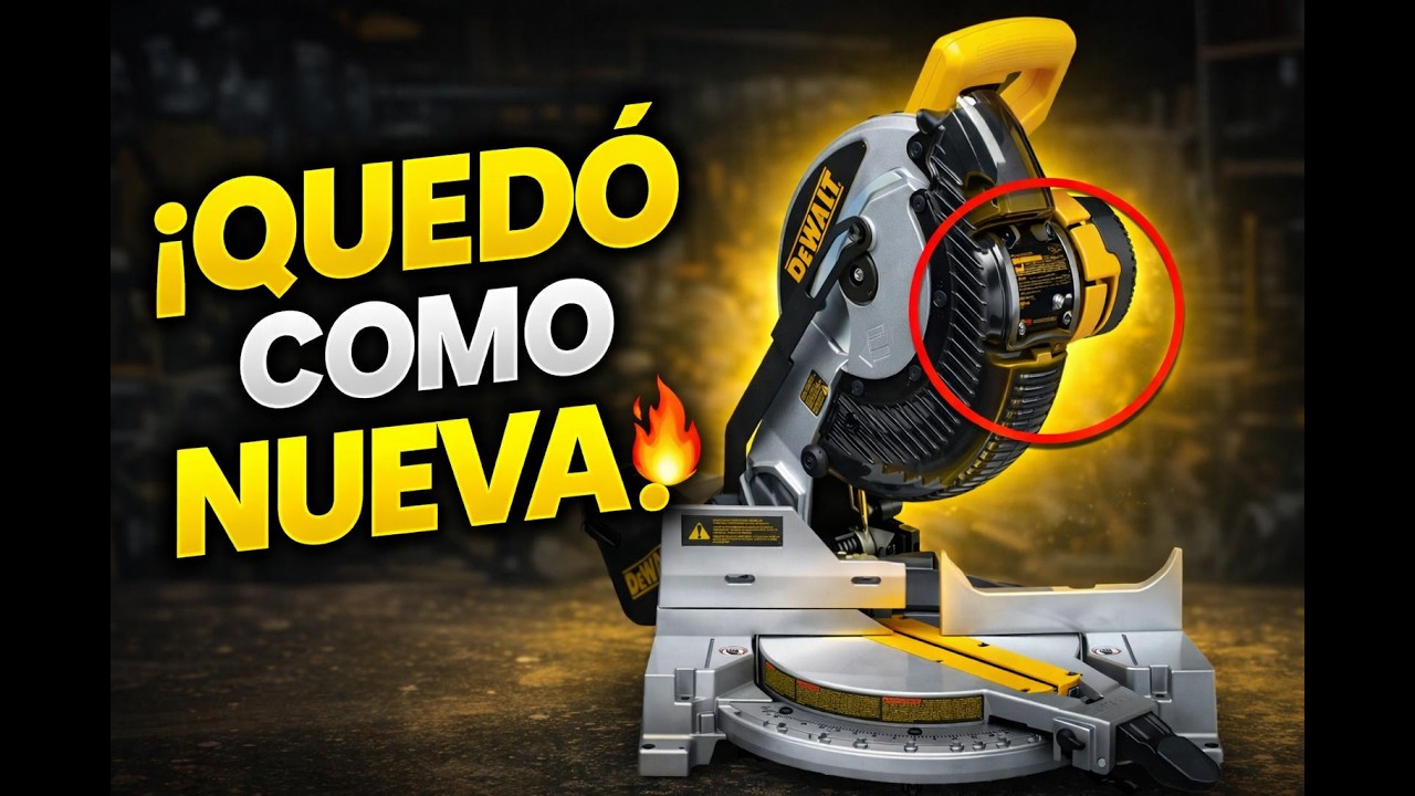 DEWALT DW715 MANTENIMIENTO COMPLETO PASO A PASO