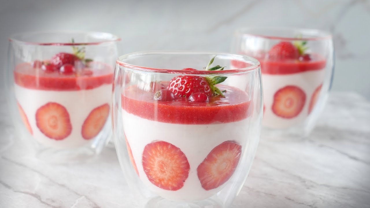 MOUSSE À LA FRAISE LÉGÈRE 🍓 | Dessert Facile SANS Gélatine & SANS Œufs