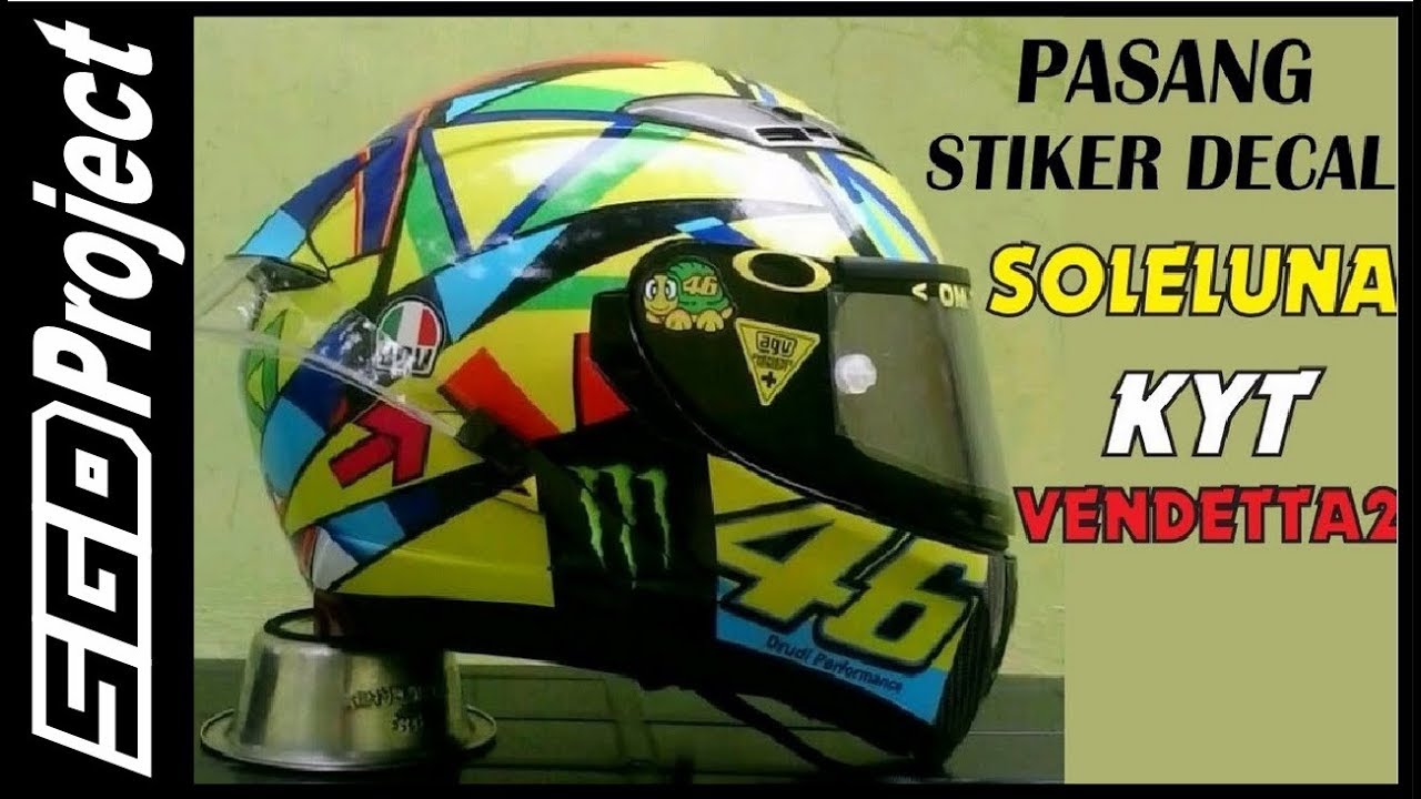 TUTORIAL PASANG STIKER DECAL DI KYT VENDETTA 2