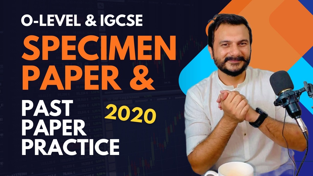 O Level Accounting 7707 / IGCSE 0452 | 2020 Specimen Paper + Past Paper Practice | Full Walkthrough