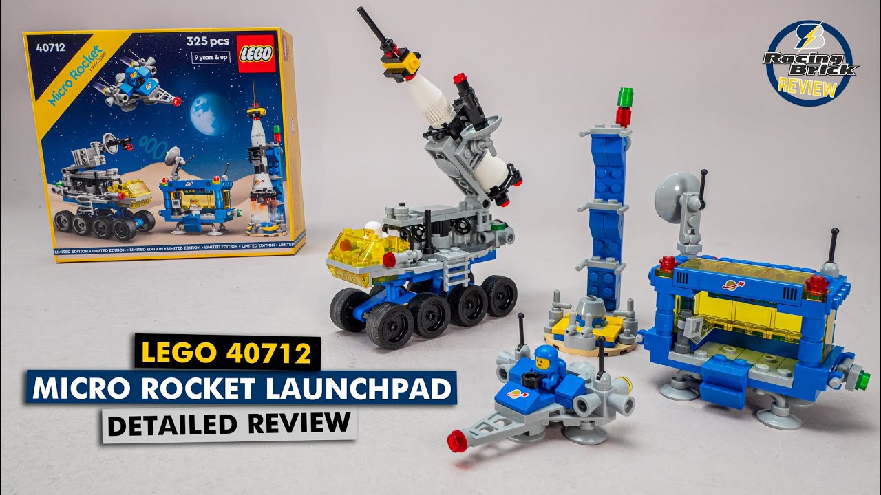 Подробный обзор сборки набора LEGO 40712 «Микроракетная стартовая площадка» (подарок при покупке)