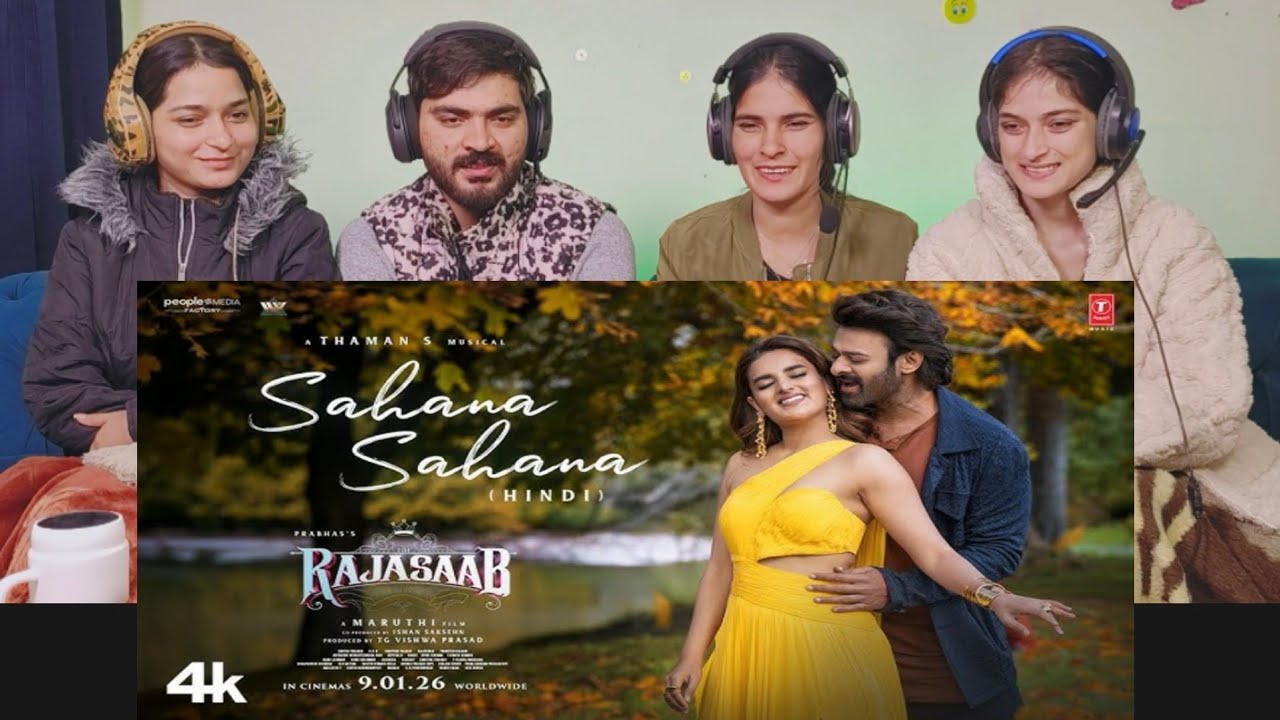 Sahana Sahana Song (Hindi) Reaction | The RajaSaab, Prabhas, Nidhhi, Maruthi, Thaman, Vishal M