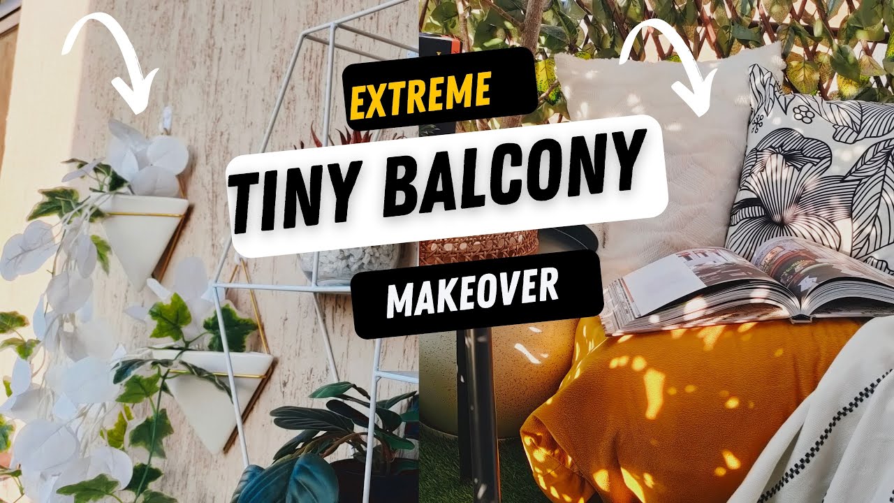 EXTREME TINY BALCONY MAKEOVER. NAIROBI, KENYA: AFRICA.
