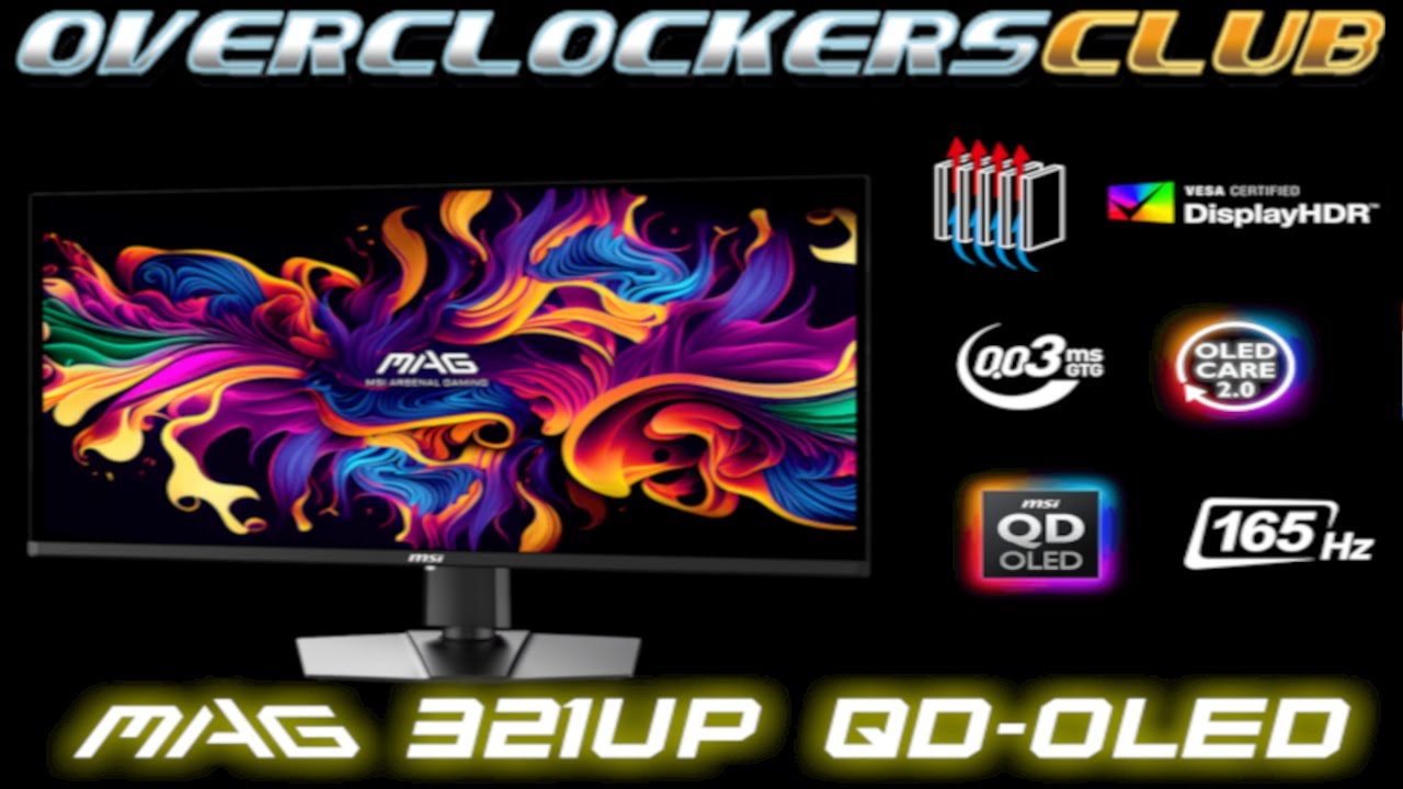 Обзор игрового монитора MSI 4K OLED!