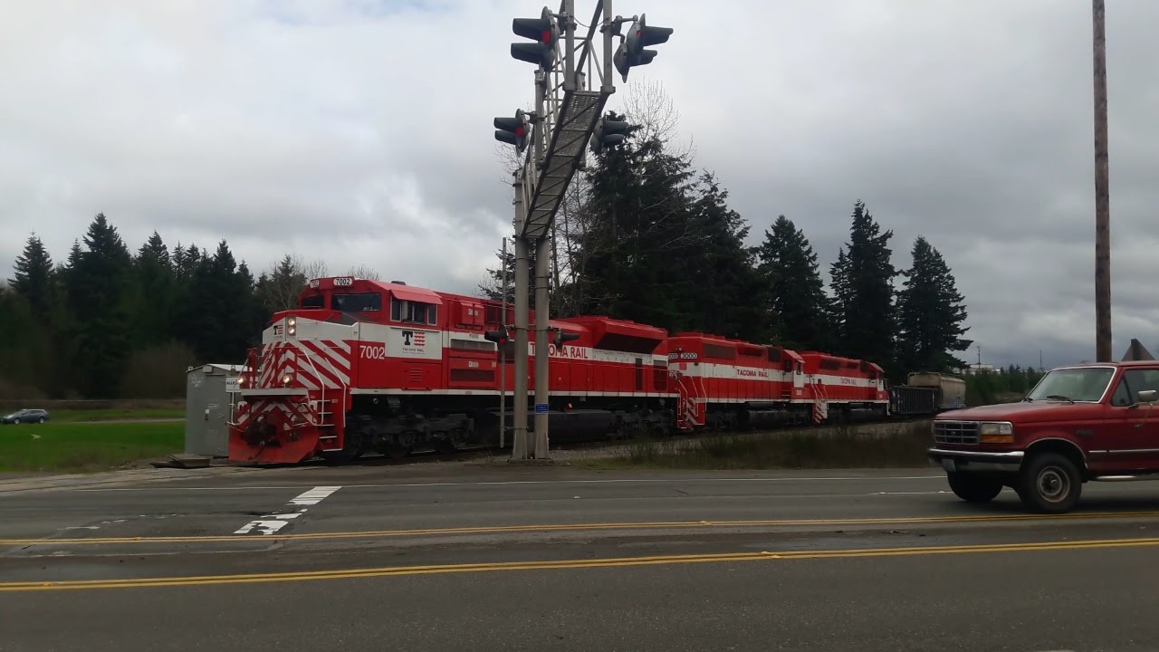 Tacoma Rail's Mountain Division: Operations in Frederickson 3/29/2017