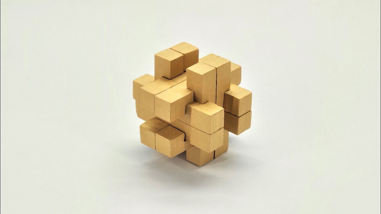 How to Make a Dismantlable Puzzle Safe From Cardboard - Diy