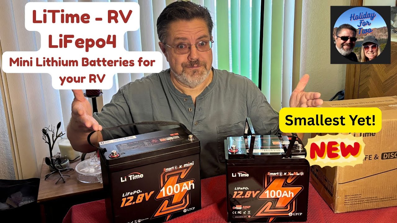 LiTime RV Lithium Batteries - Xtra Mini - The Smallest Yet!