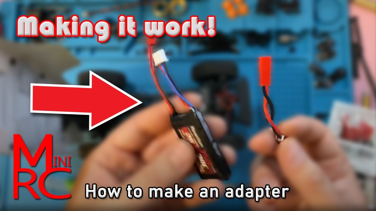 SCX24 and other RCs - How to Make a Battery Adapter for aftermarket LiPos