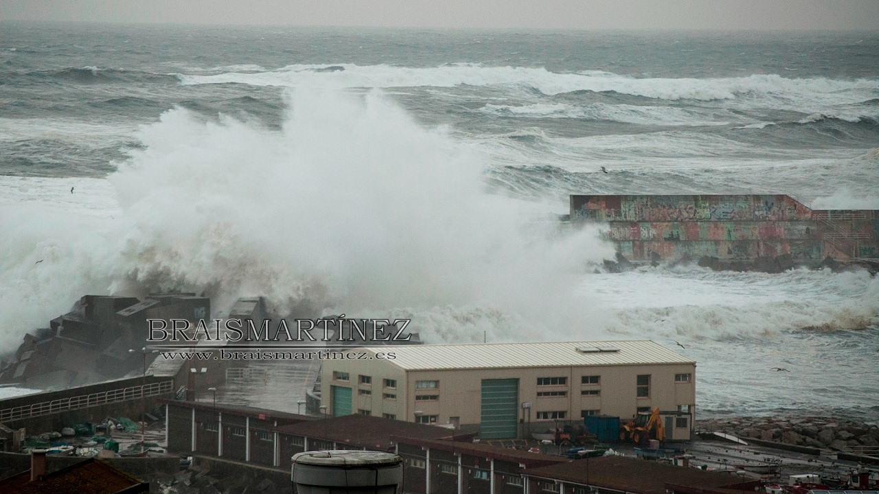 Temporal 3 febreiro 2017 en Camposancos e A Guarda |BraisMartinez.es|