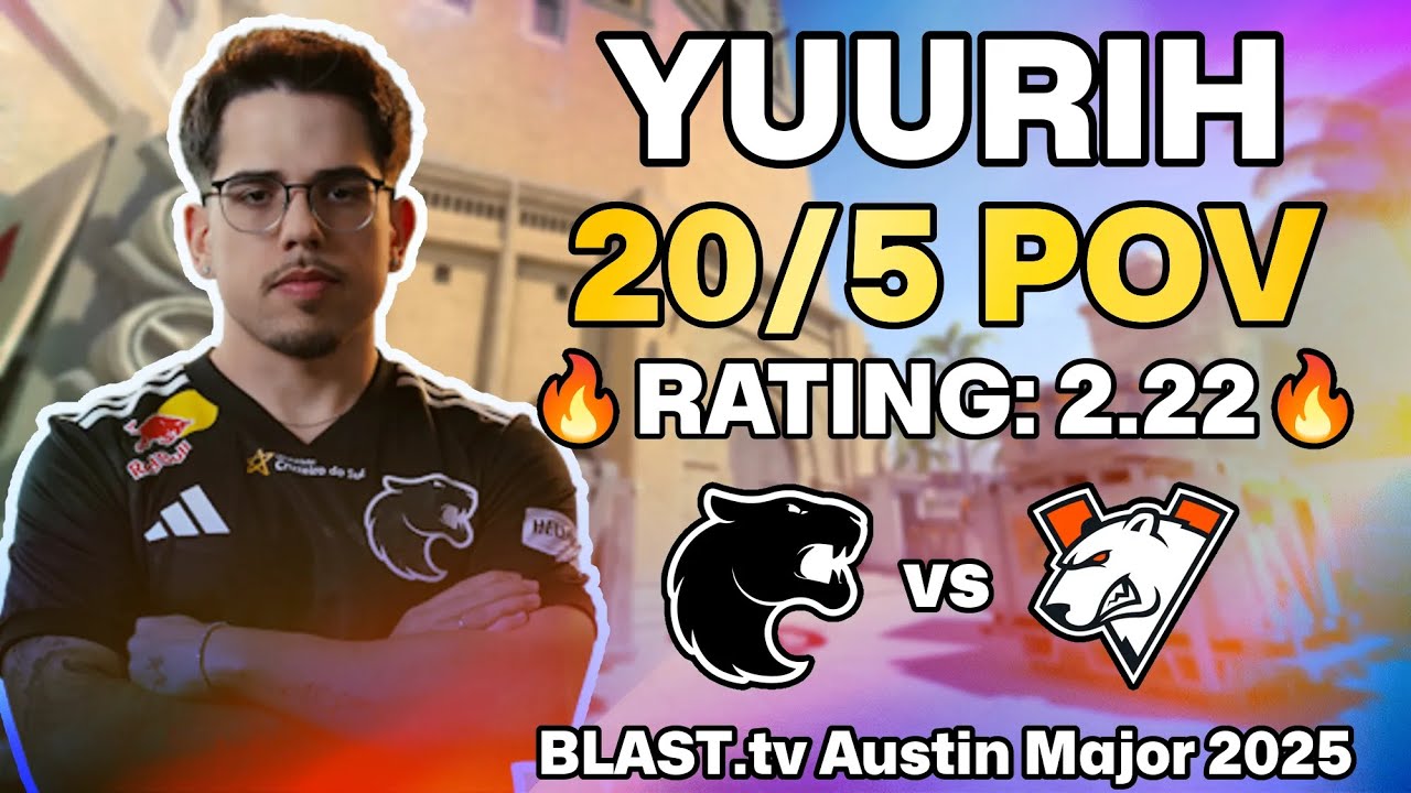 🔥 YUURIH POV: MIRAGE UNTOUCHABLE vs Virtus.pro! | BLAST.tv Austin Major 2025